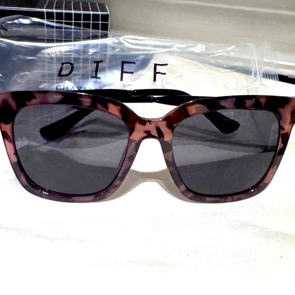 😎 Stylish Diff Charitable Hailey Himalyan Tortoise Sunglasses Brand New in Box - Picture 2 of 16